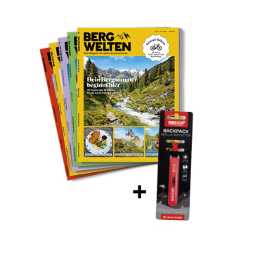2-Jahresabo mit RECCO Rettungs-Reflektor