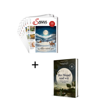 Jahresabo mit Buch Mond