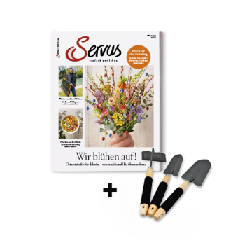 Jahresabo mit Gartenwerkzeug