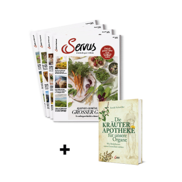Jahresabo + Buch Kräuterapotheke