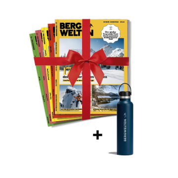 2-Jahres-Geschenkabo mit Hydroflask Trinkflasche