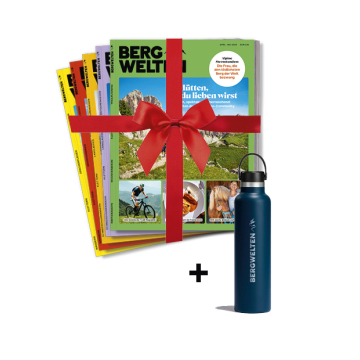 2-Jahres-Geschenkabo mit Hydroflask Trinkflasche