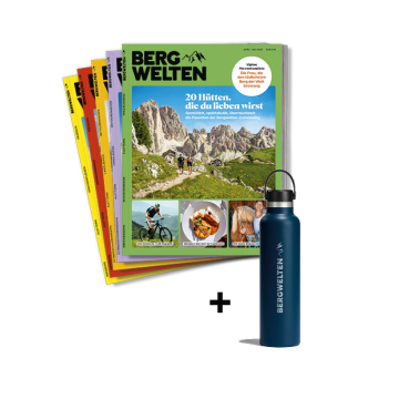 2-Jahres-Abo mit Hydroflask Trinkflasche