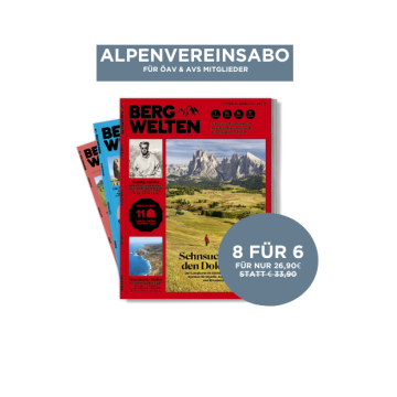 Cover von drei Bergwelten Magazinen