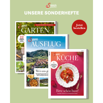 Cover Servus Sonderhefte für Garten, Ausflug, Küche