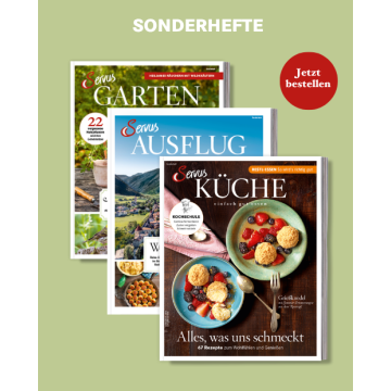 Cover Servus Sonderhefte für Garten, Ausflug, Küche