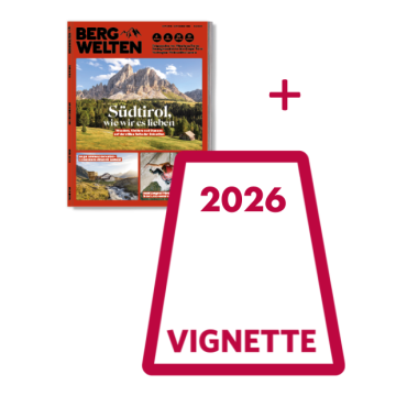Bergwelten mit Vignette