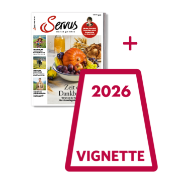 Servus mit Vignette