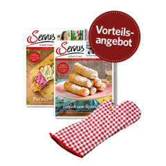 Kurzabo mit Küchenhandschuh