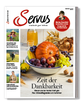 Aktuelles Cover vom Servus Magazin