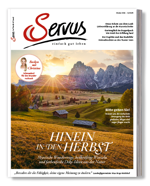 Aktuelles Cover vom Magazin Servus in Bayern