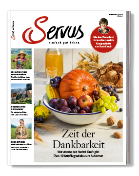 Aktuelles Cover vom Magazin Servus in Bayern